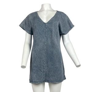 V Neck Dress Black